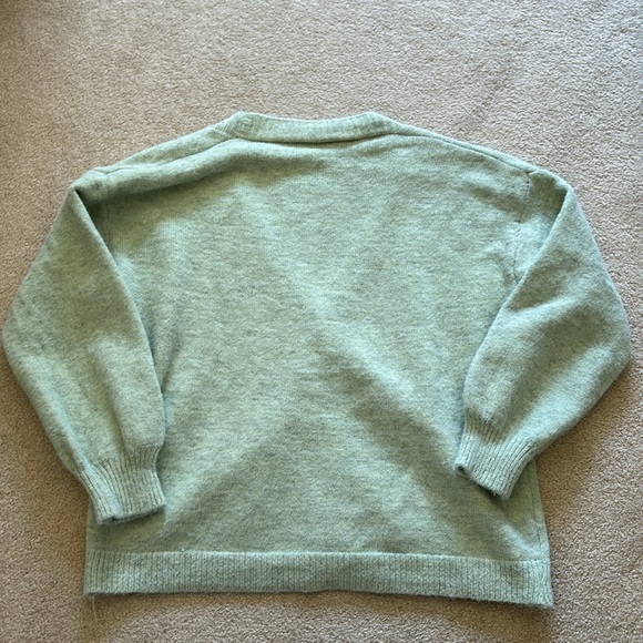 YesStyle Light Sage Green Button Cardigan (S) - Picture 3 of 3
